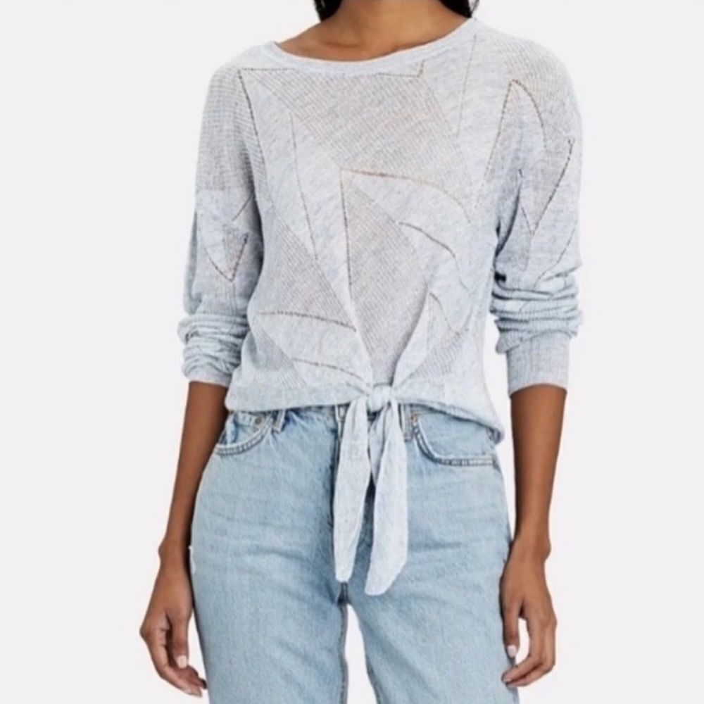 Veronica Beard Linen Elina Knit Sweater
